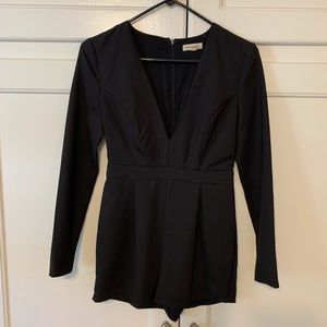 Urban Outfitters (Silence & Noise) Deep V Romper